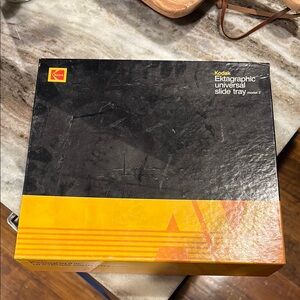 Kodak Ektagraphic Universal Slide Tray - Black and Yellow